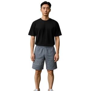 Nike Fleece Shorts | Men’s XXL | Heather Gray Lounge & Gym Shorts | Soft Cotton